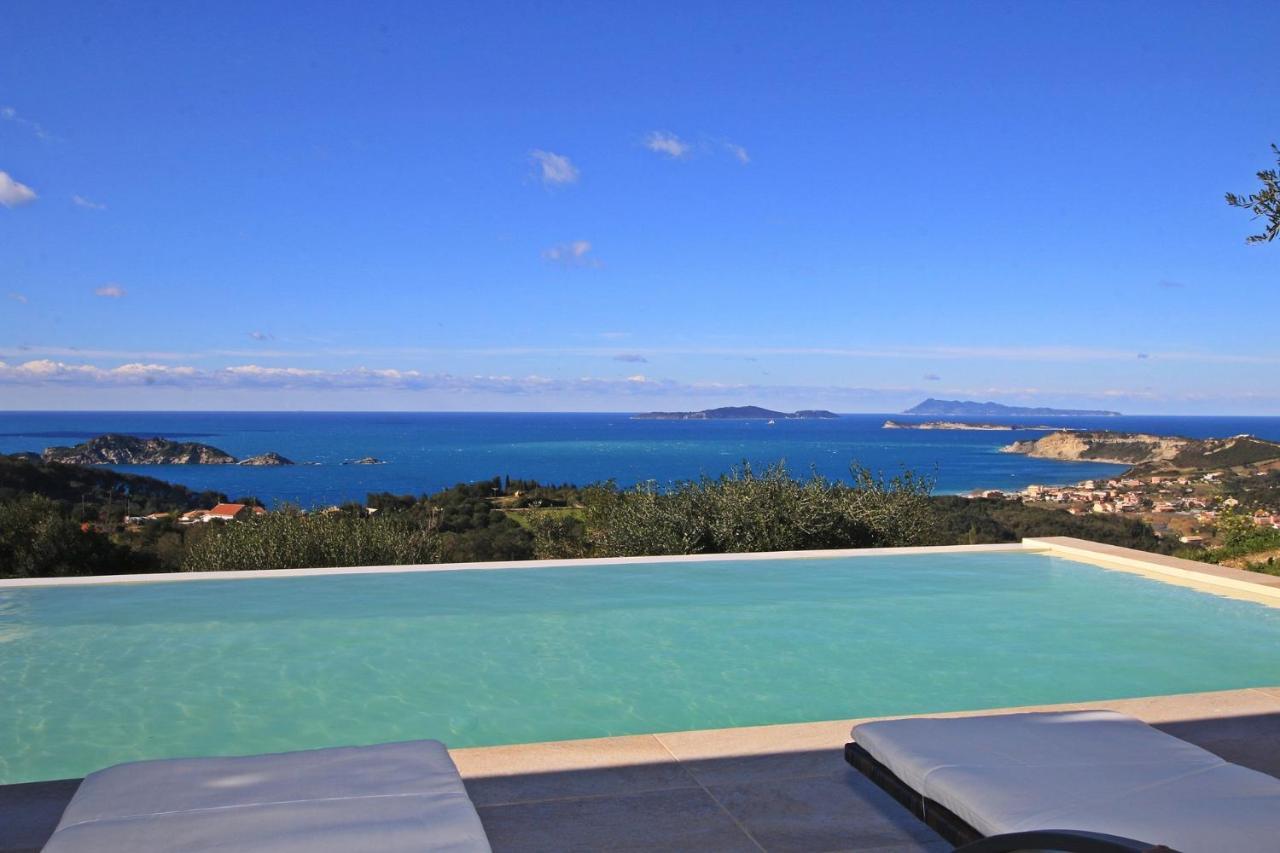Sunset Sea View Villa 3 Агиос-Георгиос-Пагон Экстерьер фото