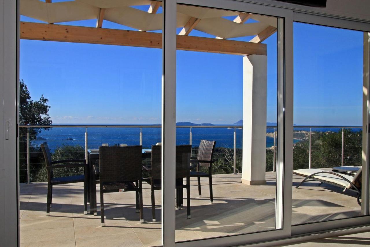Sunset Sea View Villa 3 Агиос-Георгиос-Пагон Экстерьер фото