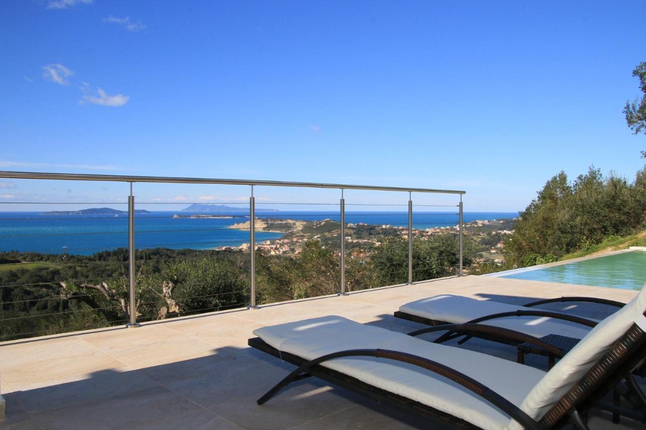 Sunset Sea View Villa 3 Агиос-Георгиос-Пагон Экстерьер фото