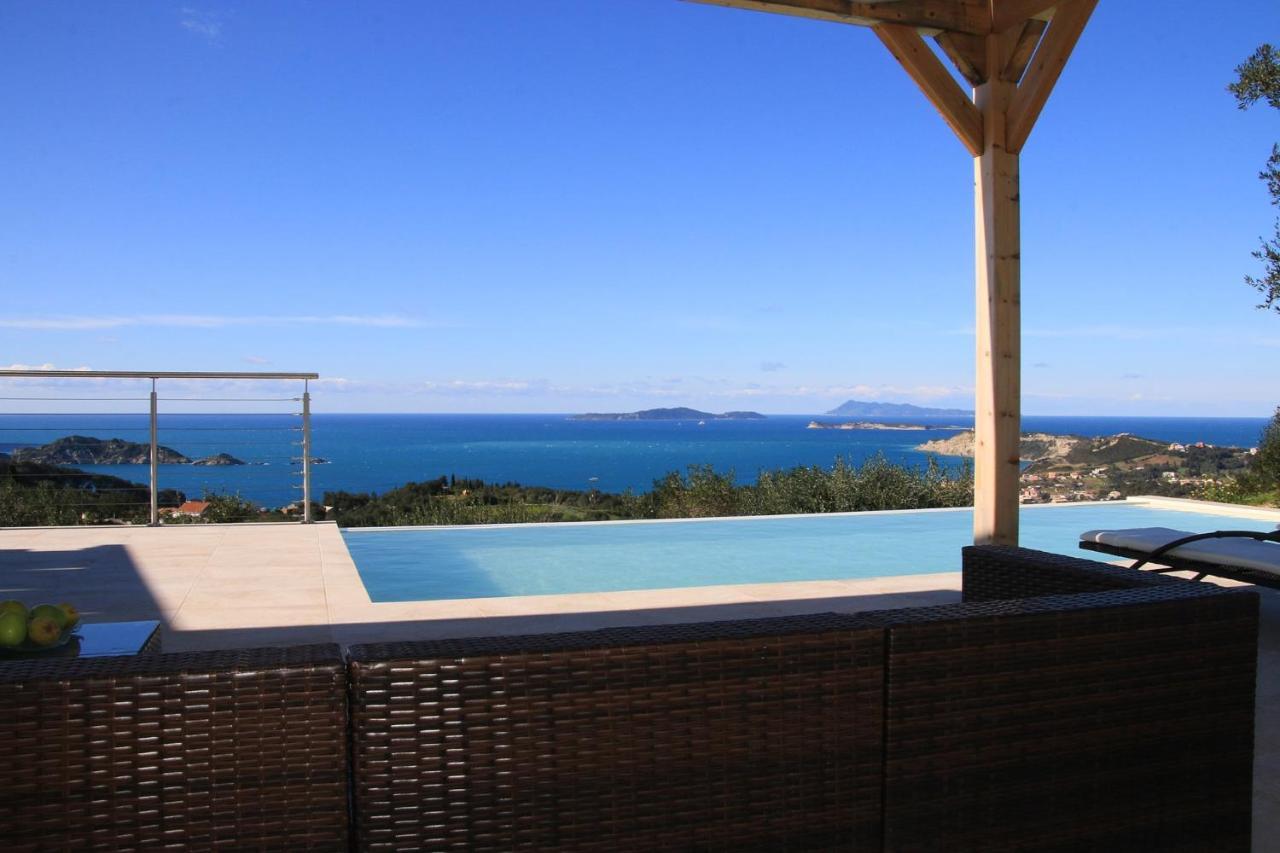 Sunset Sea View Villa 3 Агиос-Георгиос-Пагон Экстерьер фото