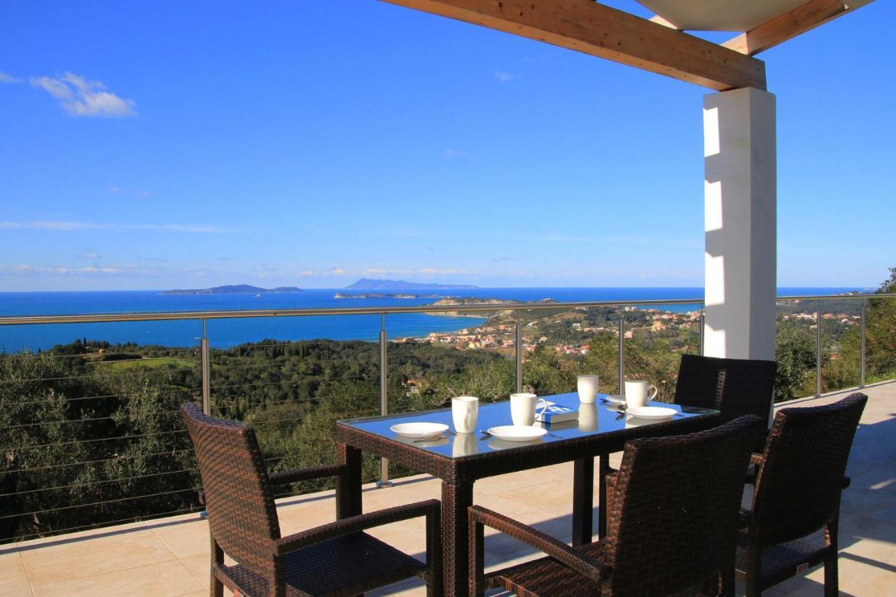 Sunset Sea View Villa 3 Агиос-Георгиос-Пагон Экстерьер фото